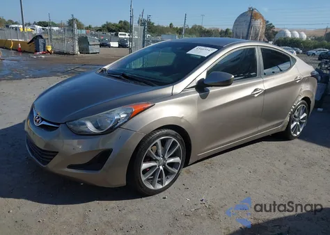 2013 Hyundai Elantra Gls from USA, damaged, VIN 5NPDH4AE0DH241108